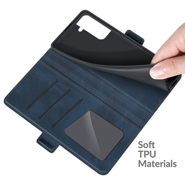  Samsung Galaxy S22 Fodral Magnetisk Stängning Blå