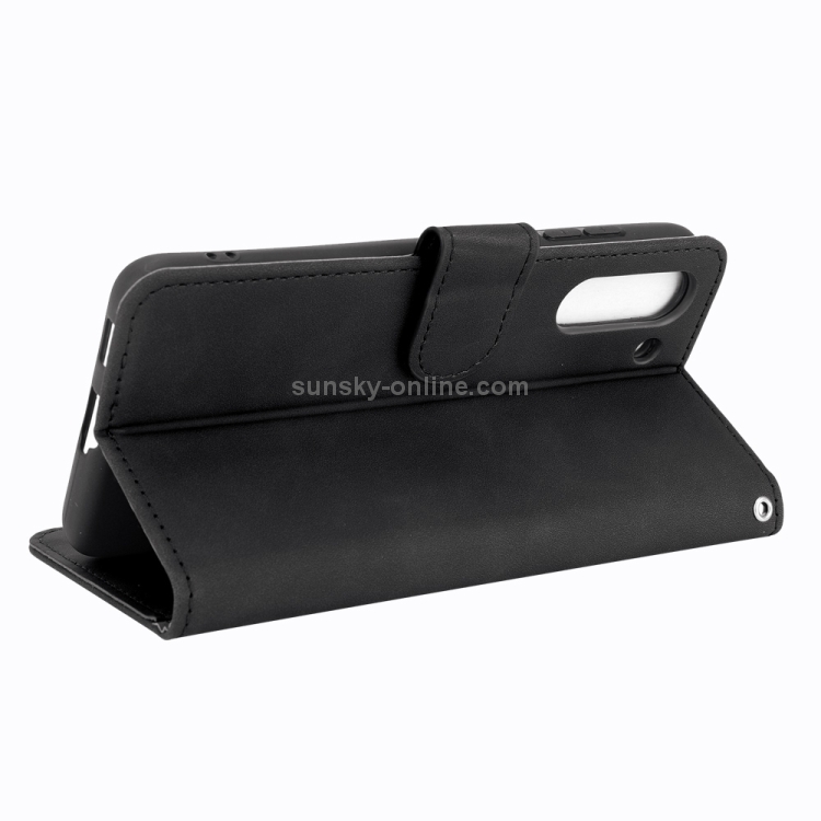 Samsung Galaxy S21 FE Fodral Skin Touch Läder Svart
