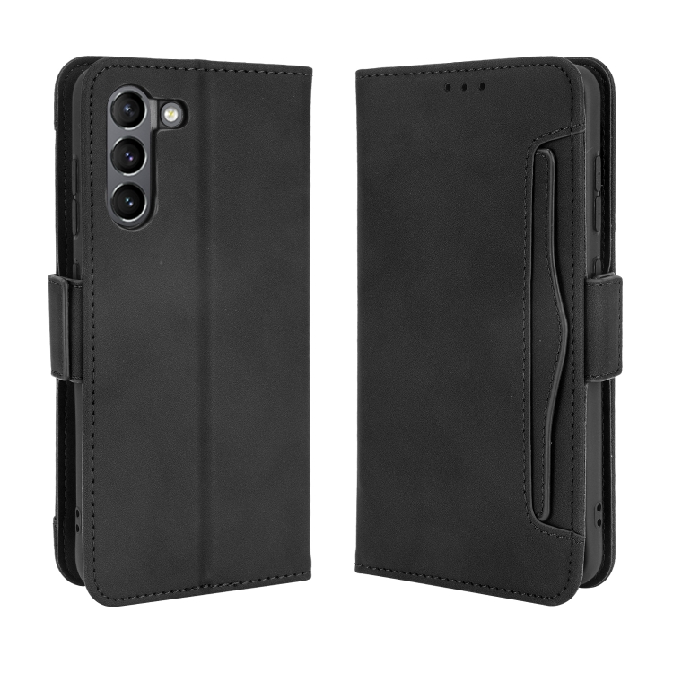  Samsung Galaxy S21 FE Fodral Med Avtagbart Kortfodral Svart