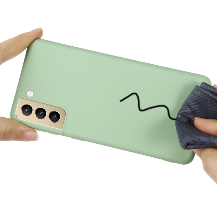  Samsung Galaxy S21 FE Skal Liquid Silikon Grön