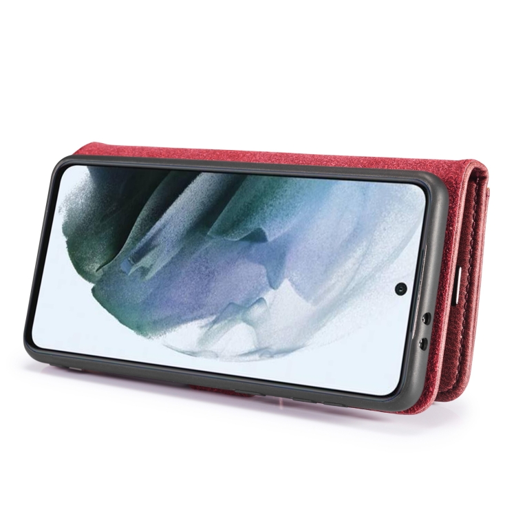 DG.MING DG.MING Samsung Galaxy S21 FE 2in1 Magnet Fodral / Skal Vinröd