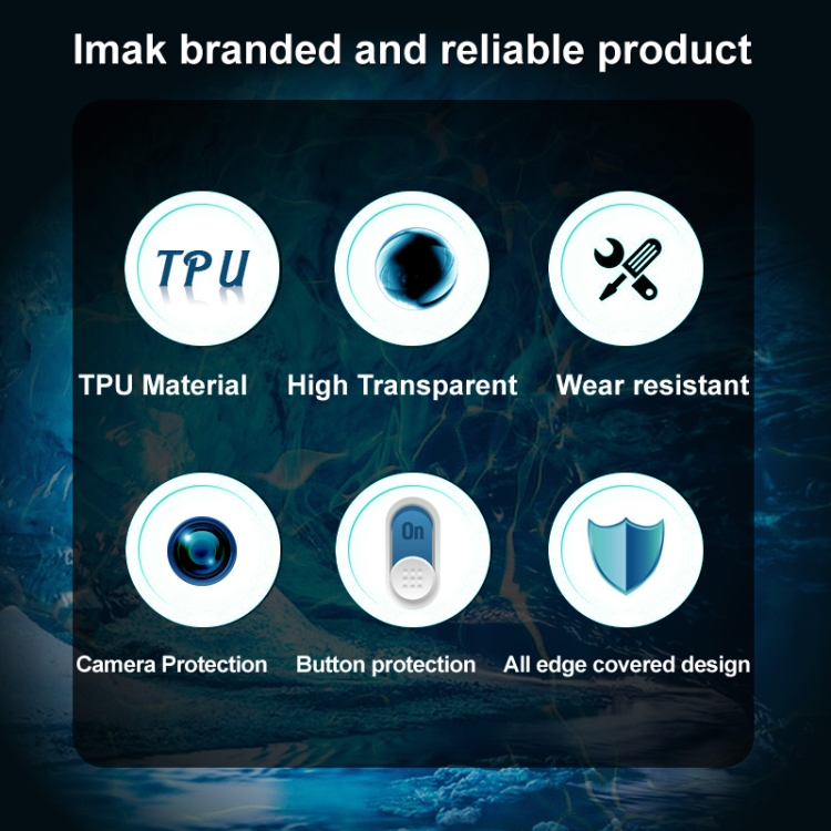 IMAK IMAK Samsung Galaxy S21 FE Skal Transparent TPU