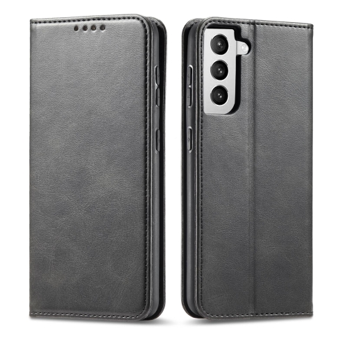  Samsung Galaxy S21 FE Fodral Flip Läder Svart