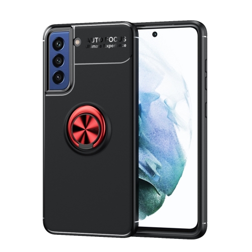  Samsung Galaxy S21 FE Skal Ring Svart/Röd