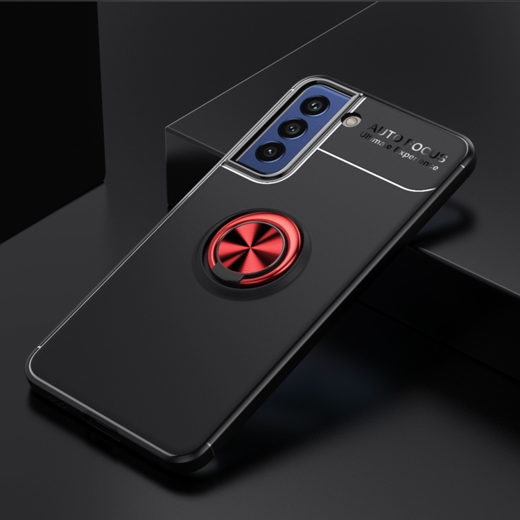  Samsung Galaxy S21 FE Skal Ring Svart/Röd