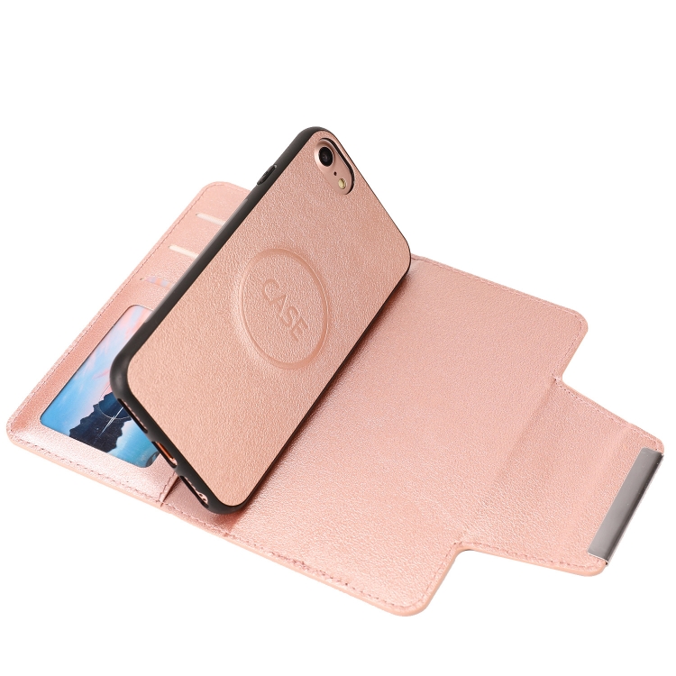  iPhone 7/8/SE 2in1 Magnet Fodral / Skal Roséguld