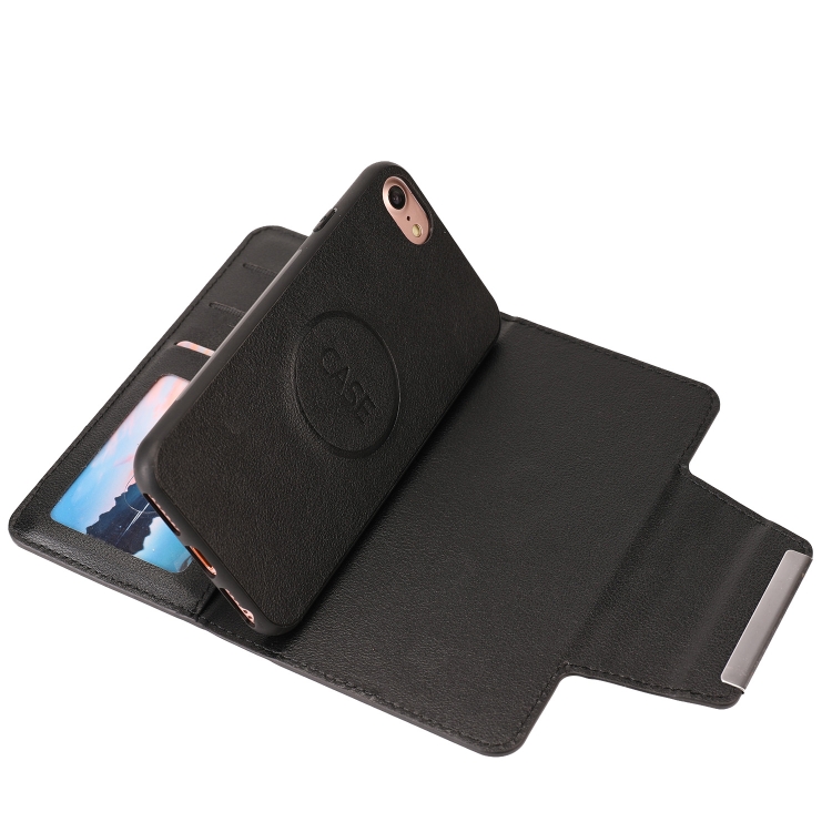 iPhone 7/8/SE 2in1 Magnet Fodral / Skal Svart