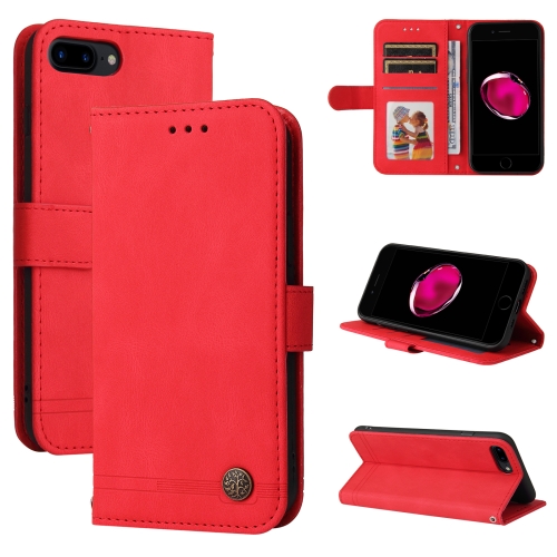  iPhone 7/8/SE Fodral Skin Touch Röd