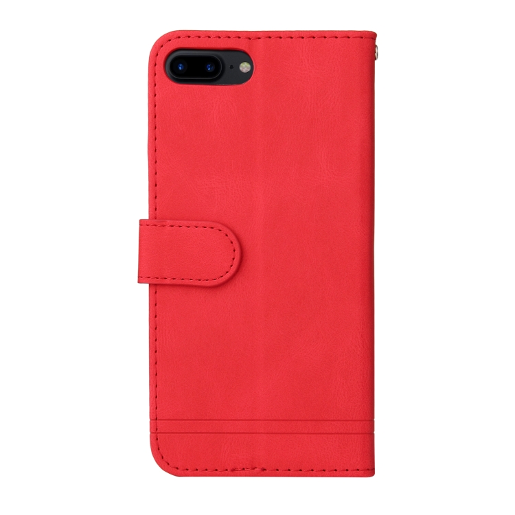  iPhone 7/8/SE Fodral Skin Touch Röd