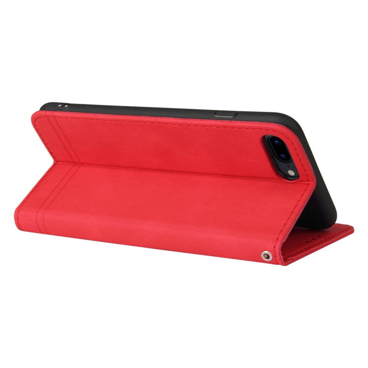 iPhone 7/8/SE Fodral Skin Touch Röd