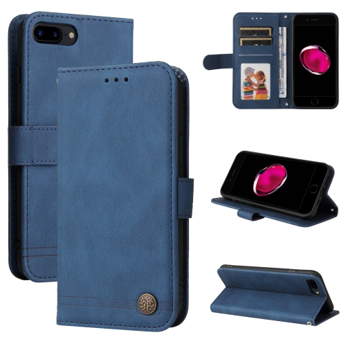  iPhone 7/8/SE Fodral Skin Touch Blå