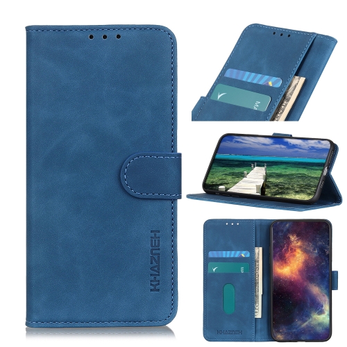 KHAZNEH KHAZNEH Samsung Galaxy A13 4G Fodral Retro Läder Blå