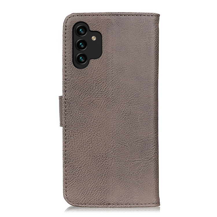 KHAZNEH KHAZNEH Samsung Galaxy A13 4G Fodral Läder Khaki