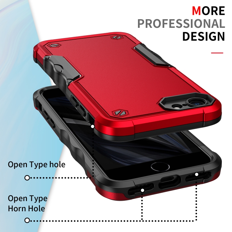  iPhone 7/8/SE Skal Non-Slip Armor Hybrid Rosa