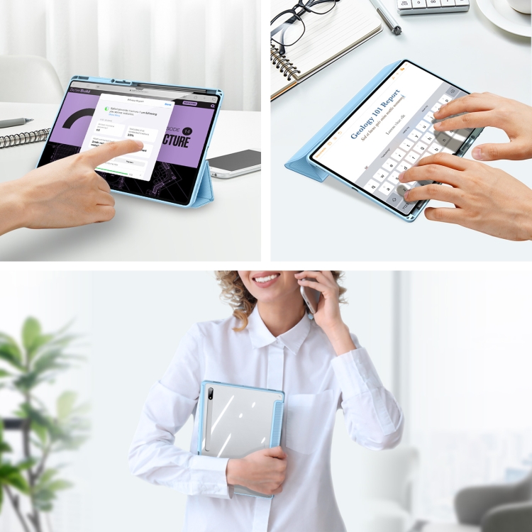 DUX DUCIS DUX DUCIS Galaxy Tab S8 Ultra Fodral TOBY Tri-Fold Blå