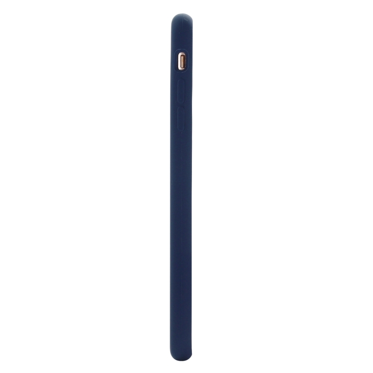  iPhone 7/8/SE Skal Liquid Silikon Mörk Blå