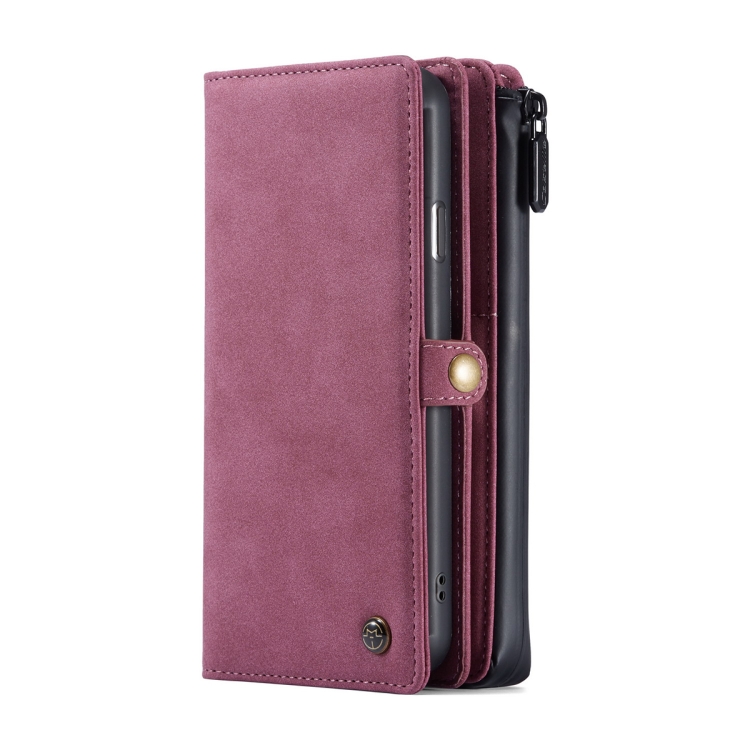 CASEME CASEME iPhone 7/8/SE Fodral 2in1 Multifunktionellt Röd