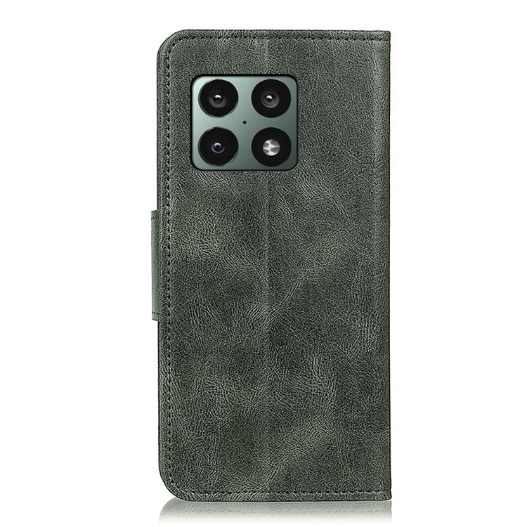  OnePlus 10 Pro 5G Fodral Crazy Horse Läder Grön
