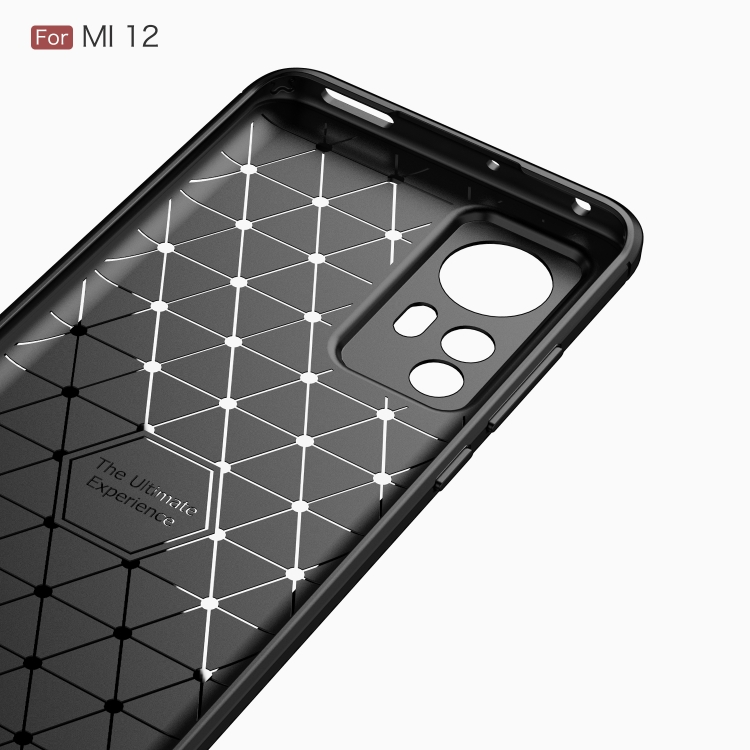  Xiaomi 12 Skal Borstad Stål Textur Blå