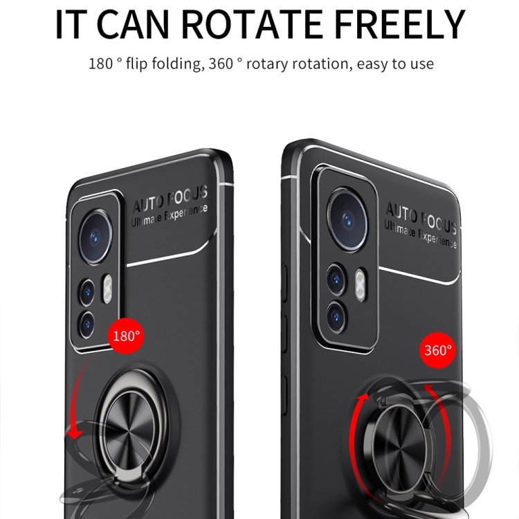  Xiaomi 12 Skal Ring Svart/Röd