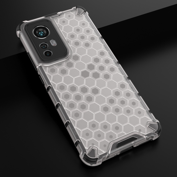  Xiaomi 12 Skal Shockproof Honeycomb Vit