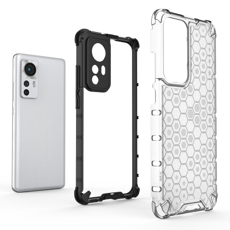  Xiaomi 12 Skal Shockproof Honeycomb Vit