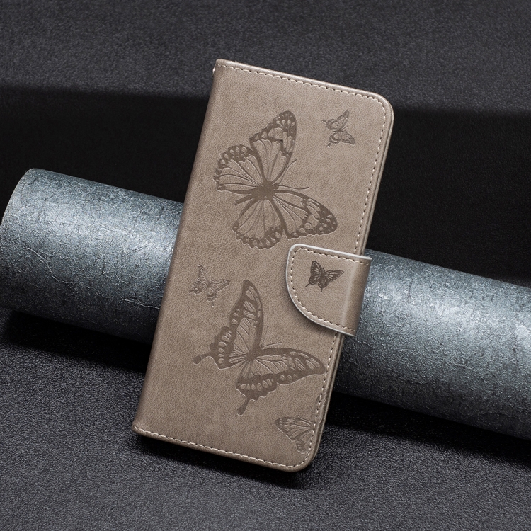 Xiaomi 12 Fodral Tryck Butterfly Grå