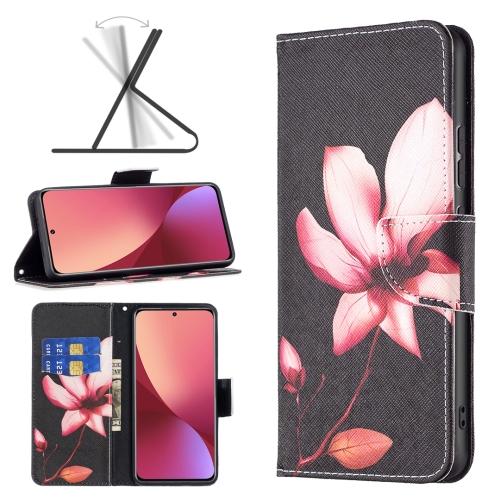  Xiaomi 12 Fodral Med Tryck Rosa Blomma