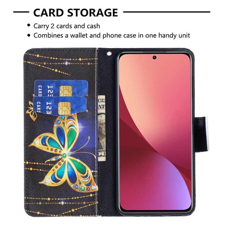  Xiaomi 12 Fodral Med Tryck Fjäril