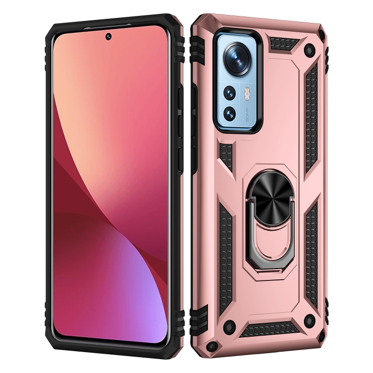  Xiaomi 12 Skal Shockproof Ring Roséguld