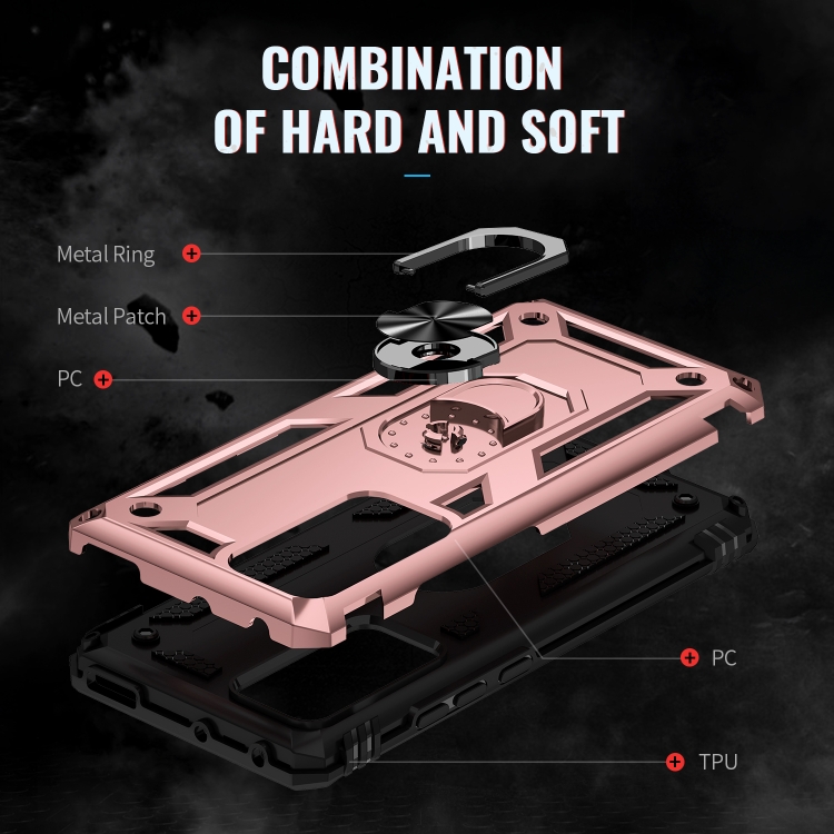  Xiaomi 12 Skal Shockproof Ring Roséguld