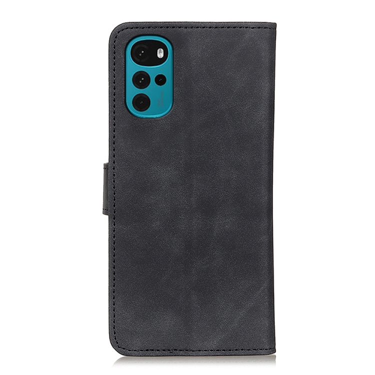 KHAZNEH KHAZNEH Motorola Moto G22 Fodral Retro Svart