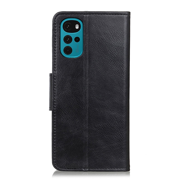  Motorola Moto G22 Fodral Crazy Horse Svart