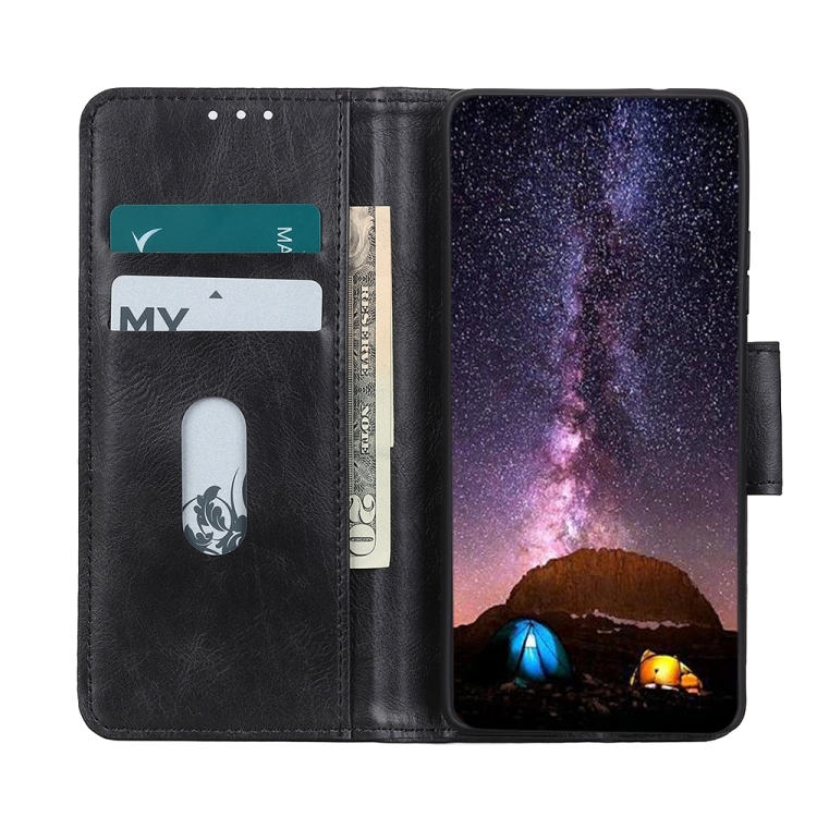  Motorola Moto G22 Fodral Crazy Horse Svart