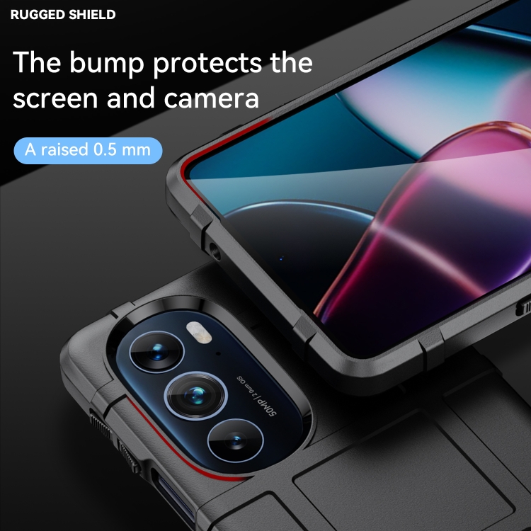 Motorola Edge 30 Pro Skal Robust Svart