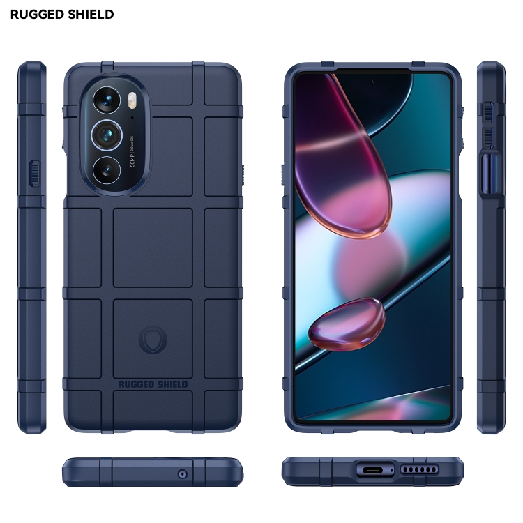  Motorola Edge 30 Pro Skal Robust Blå