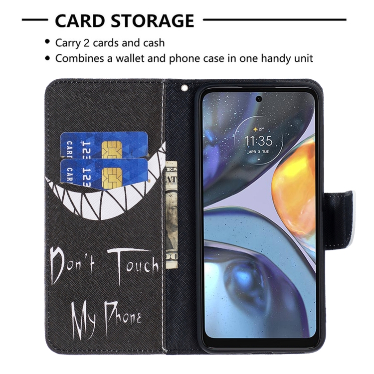  Motorola Moto G22 Fodral Tryck Dont Touch My Phone
