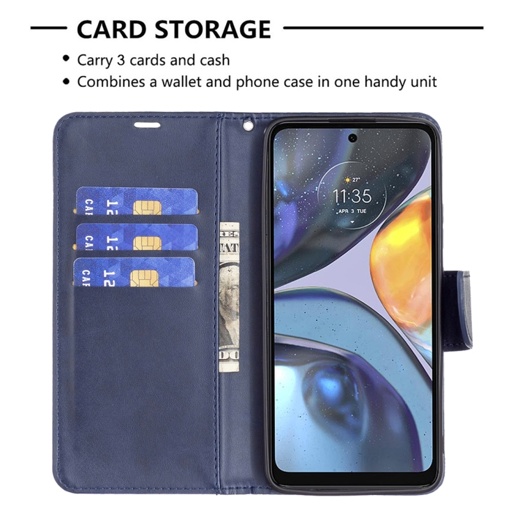  Motorola Moto G22 Fodral Shark Solid Blå