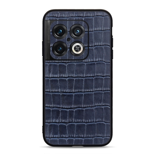 OnePlus 10 Pro 5G Skal Krokodil Textur Blå