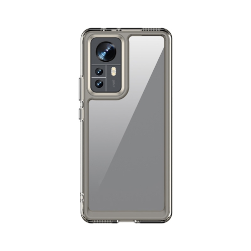  Xiaomi 12 Skal Hybrid Akryl Transparent/Svart