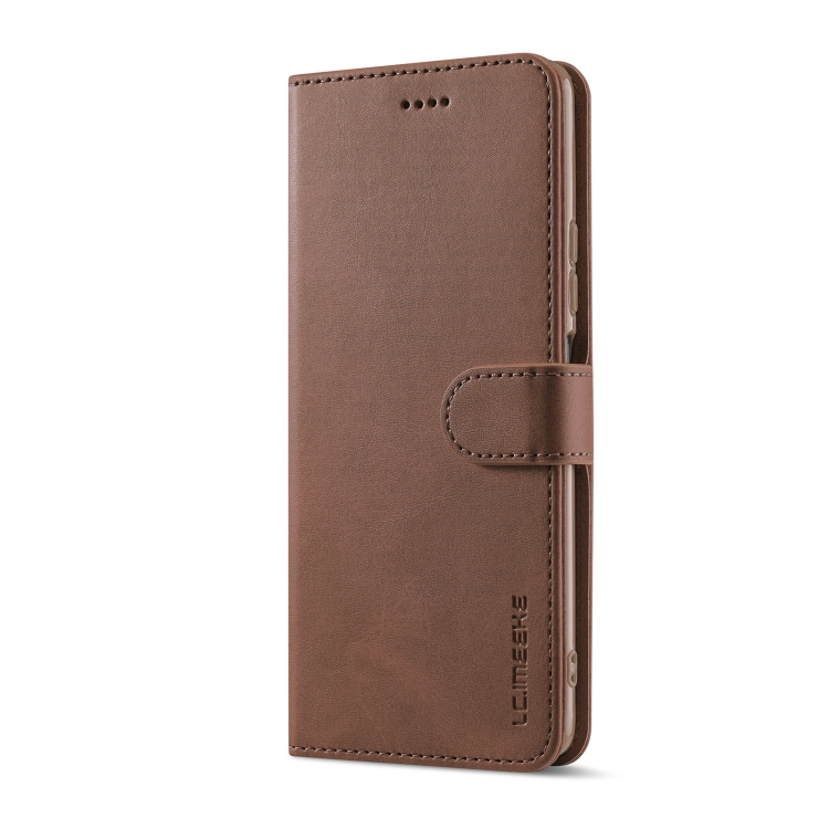 LC.IMEEKE LC.IMEEKE Xiaomi 12 Fodral Läder Brun