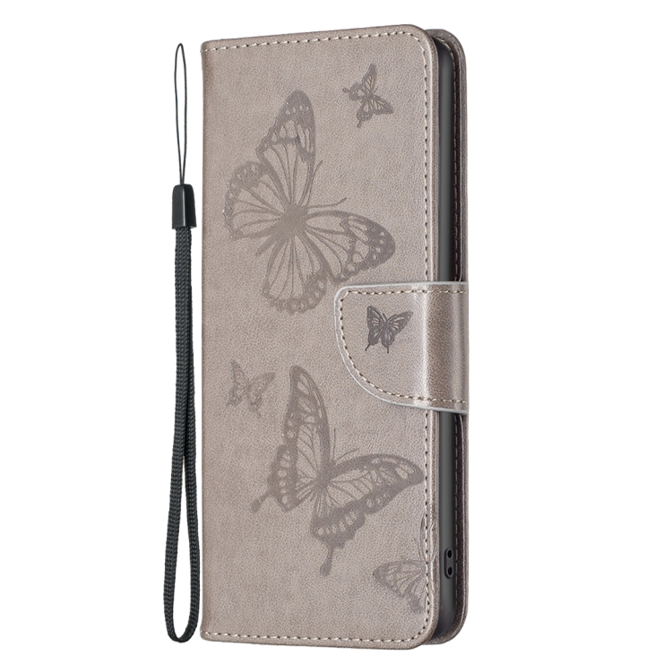  Nokia G11 / G21 Fodral Tryck Butterfly Grå