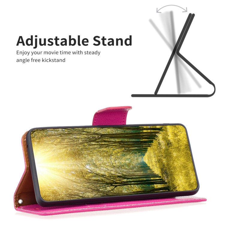  Nokia G11 / G21 Fodral Shark Litchi Rosa