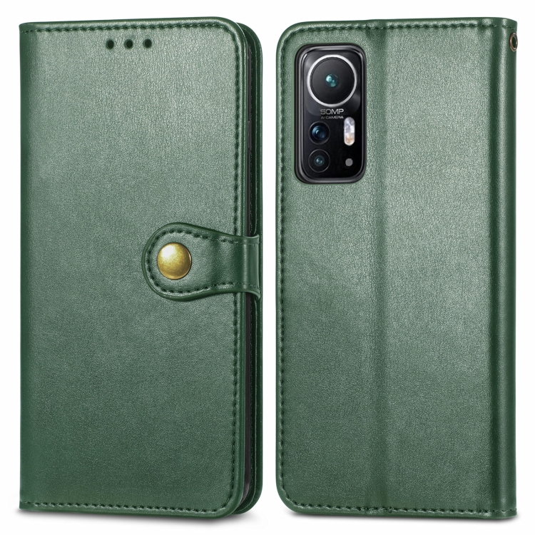  Xiaomi 12 Fodral Mässing Magnet Grön