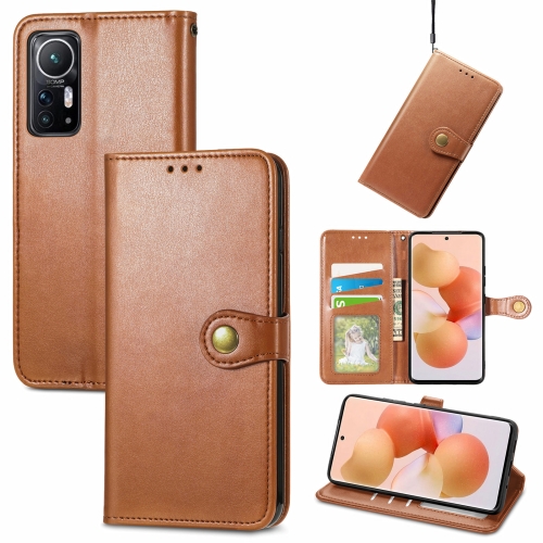  Xiaomi 12 Fodral Mässing Magnet Brun