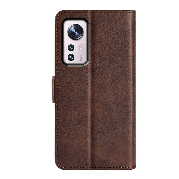  Xiaomi 12 Fodral Magnetisk Stängning Brun