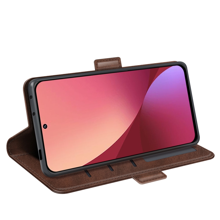  Xiaomi 12 Fodral Magnetisk Stängning Brun
