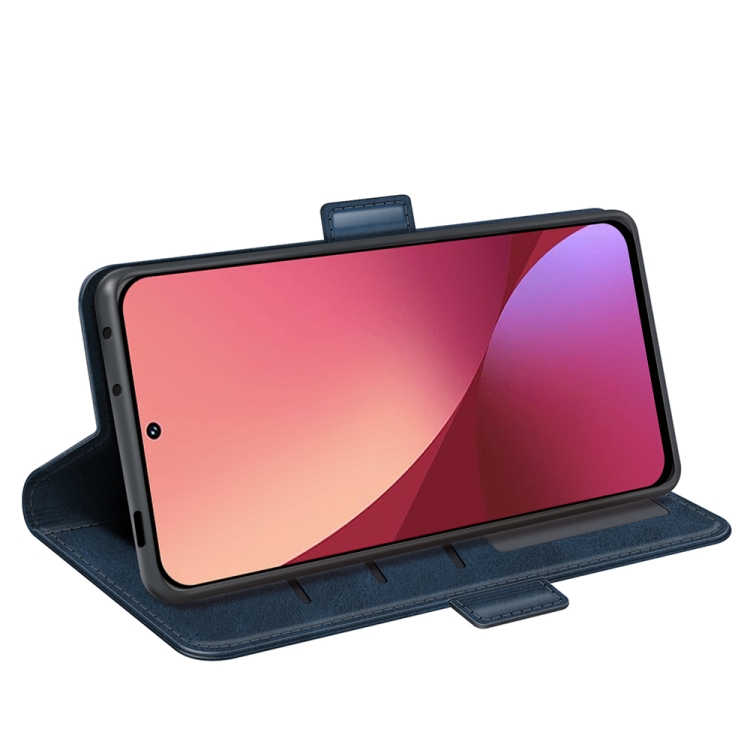  Xiaomi 12 Fodral Magnetisk Stängning Blå