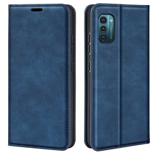 Nokia G11 / G21 Fodral Flip Skin Touch Blå