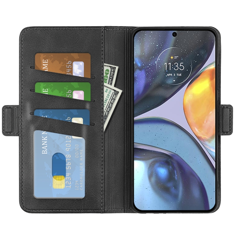  Motorola Moto G22 Fodral Magnetisk Stängning Svart